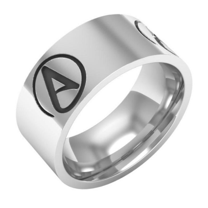European And American Stainless Steel Mens Ring