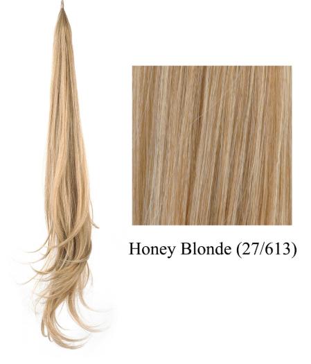 Flexible Synthetic Long Ponytail Wrapped Around Polish Curly Ponytail For Women
