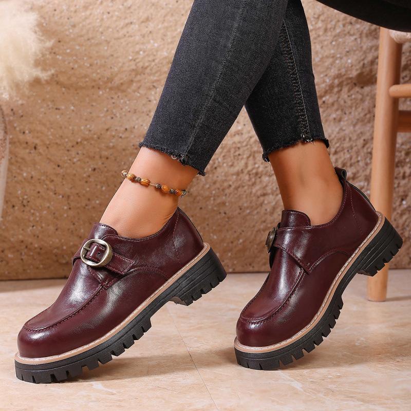 Loafer Thick-soled Single-layer Shoes For Women