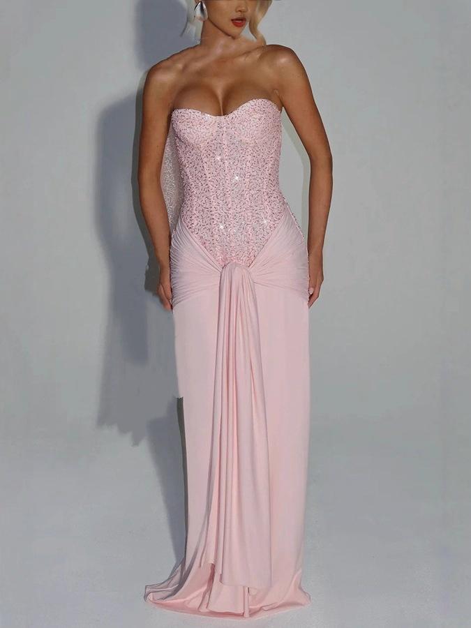 Pink / L / Single dress