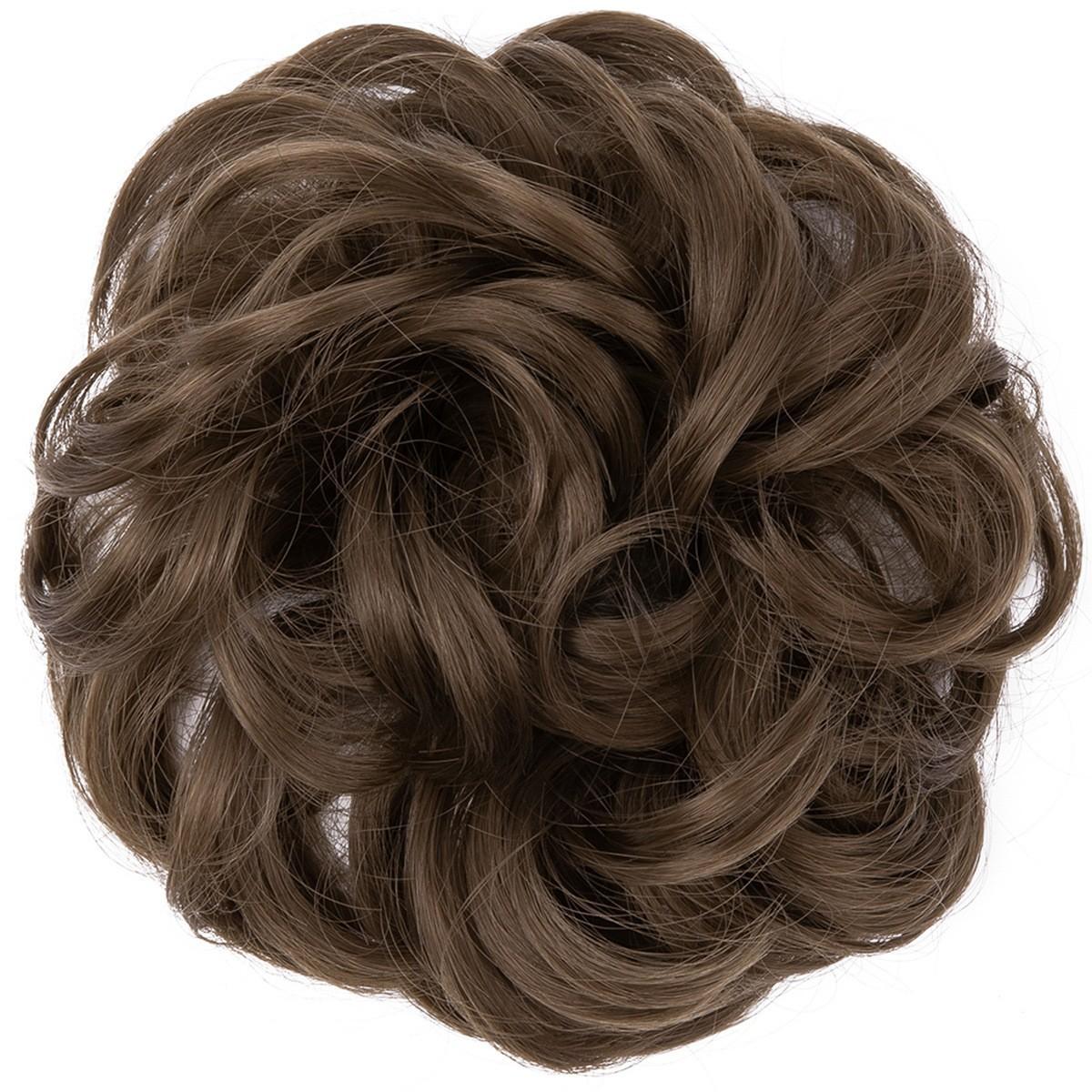 High-temperature Silk Hair Tie Womens Bun Elastic Hairband Voluminous Natural Curls