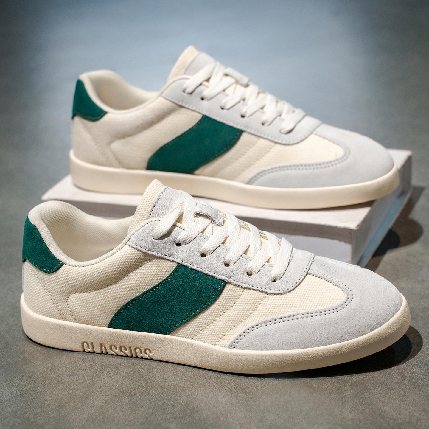 Casual Versatile And Comfortable German-style Color-block Shoes For Men