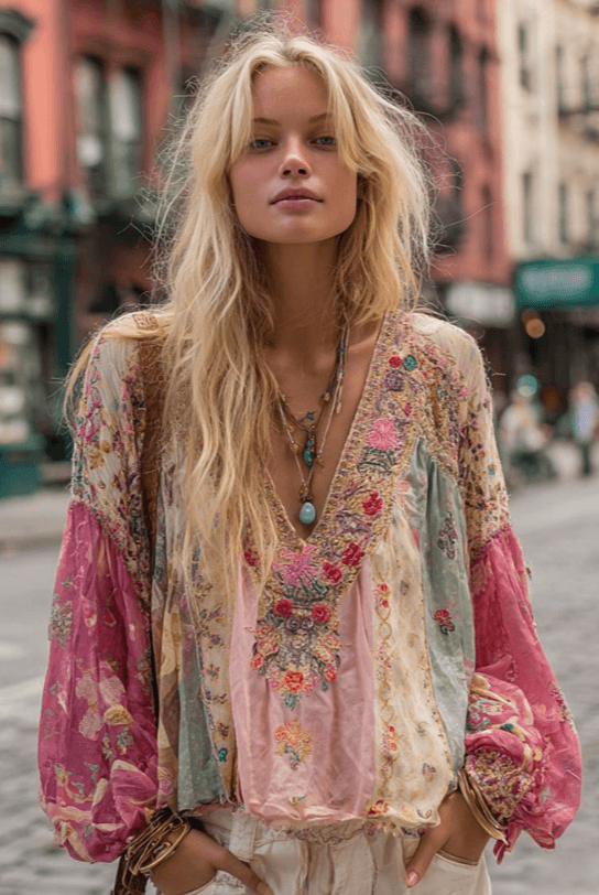 Vintage Hooded Jacket Versatile Lace-up Printed Sweatshirt
