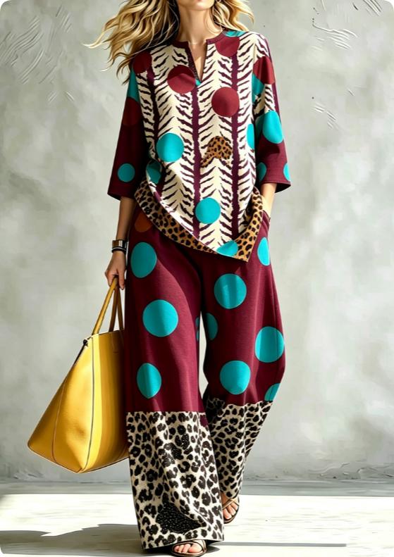 Summer Women's Blouse Set