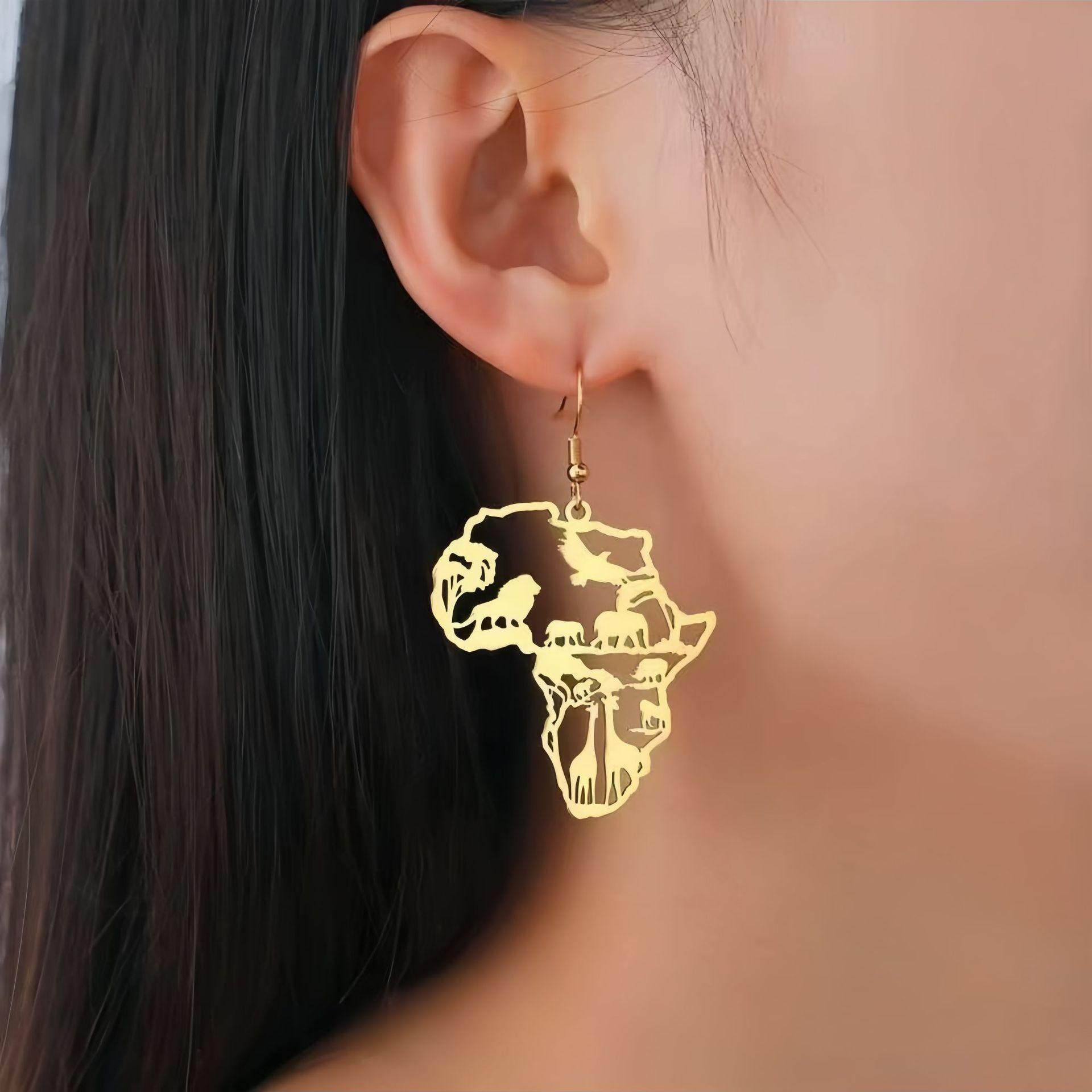 Women's Tassel Stainless Steel Earrings