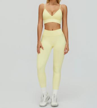Yellow / Bras And Trousers / L