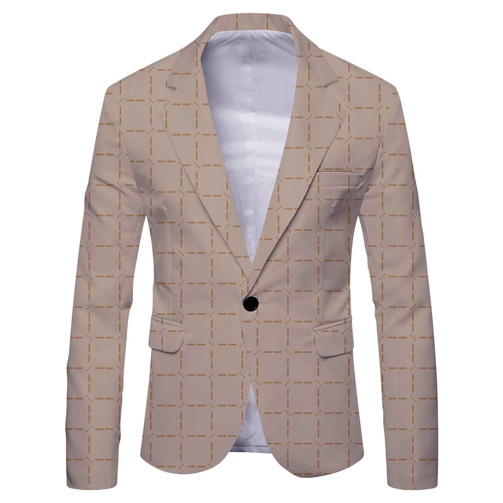 Mens Spring New Arrival Top Commuter Casual Blazer Mens Plus-Size British-style Suit For Men