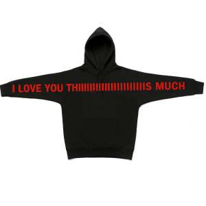 Fall Women's Clothing Fashion High-grade Cotton Hoodie Red