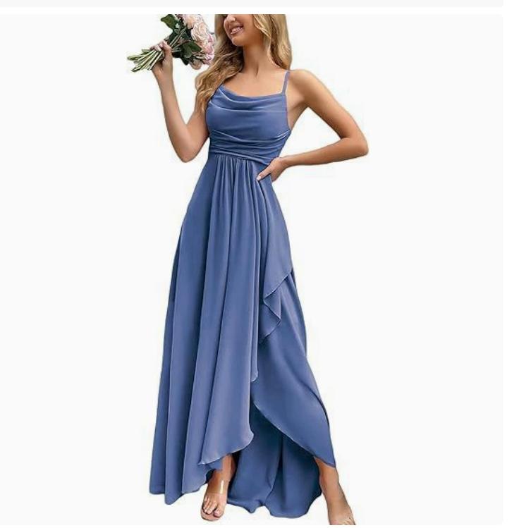 Women's Pure Color All-matching Sexy Single Strap Waist-tight Dress
