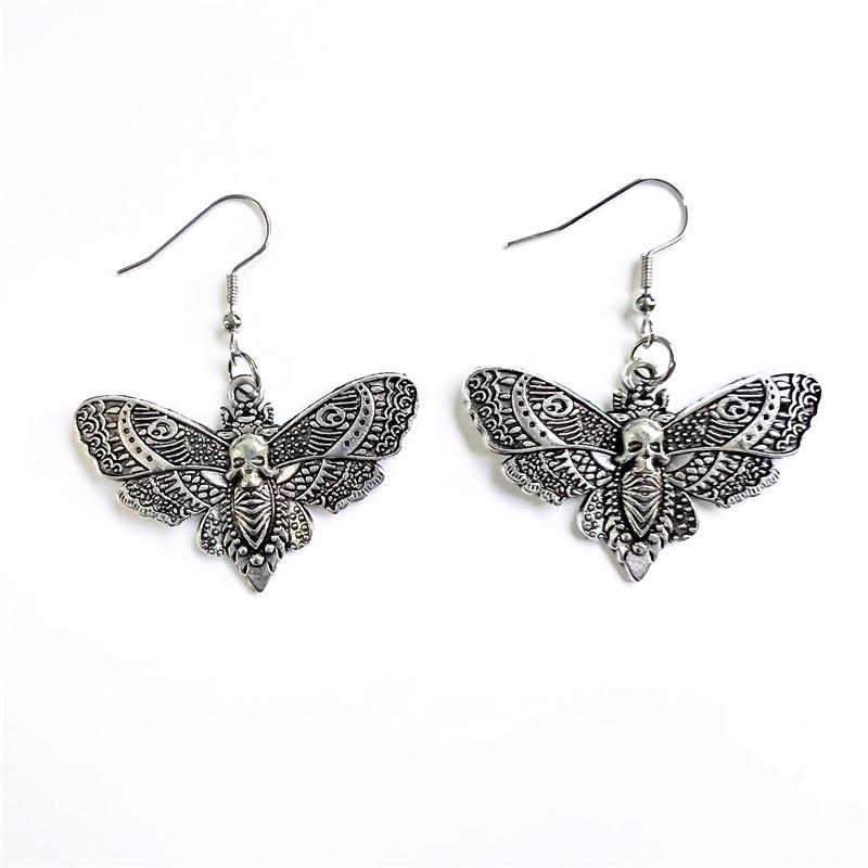 Cross-border Gothic Skull Unisex Punk Earrings