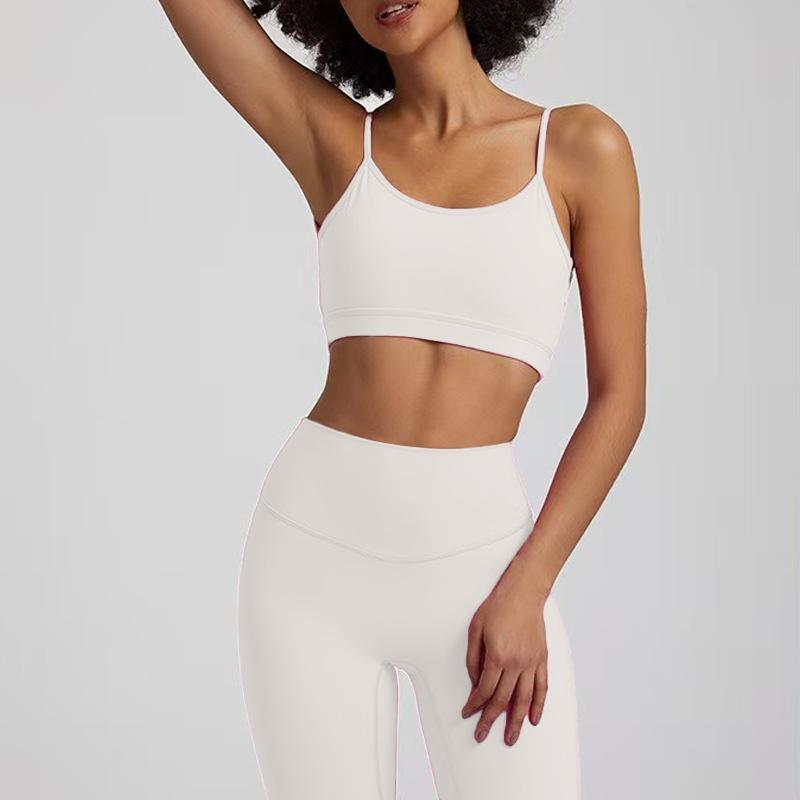 Women's Solid Color Quick Drying Back Sports Bra