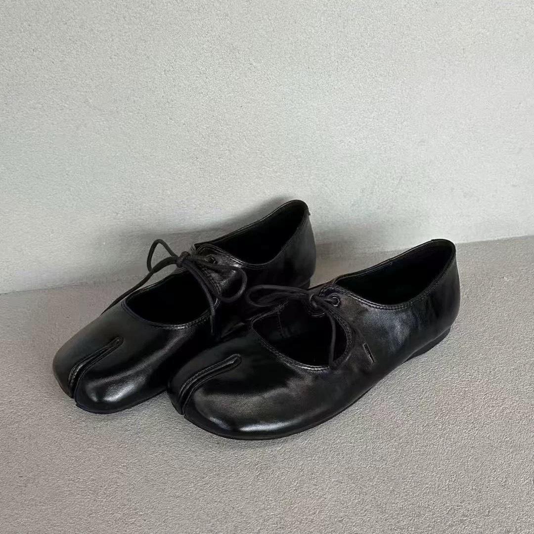 Women's Split-toe Low-cut Flat Mary Jane Shoes