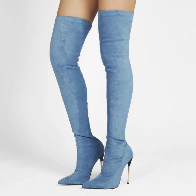 Cross-border Foreign Trade Womens Autumn Winter Sexy Suede Boots