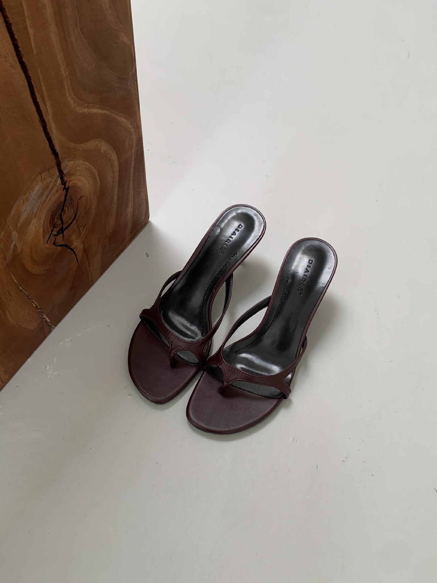 Toe Clip French Style Elegant High Heeled Sandals