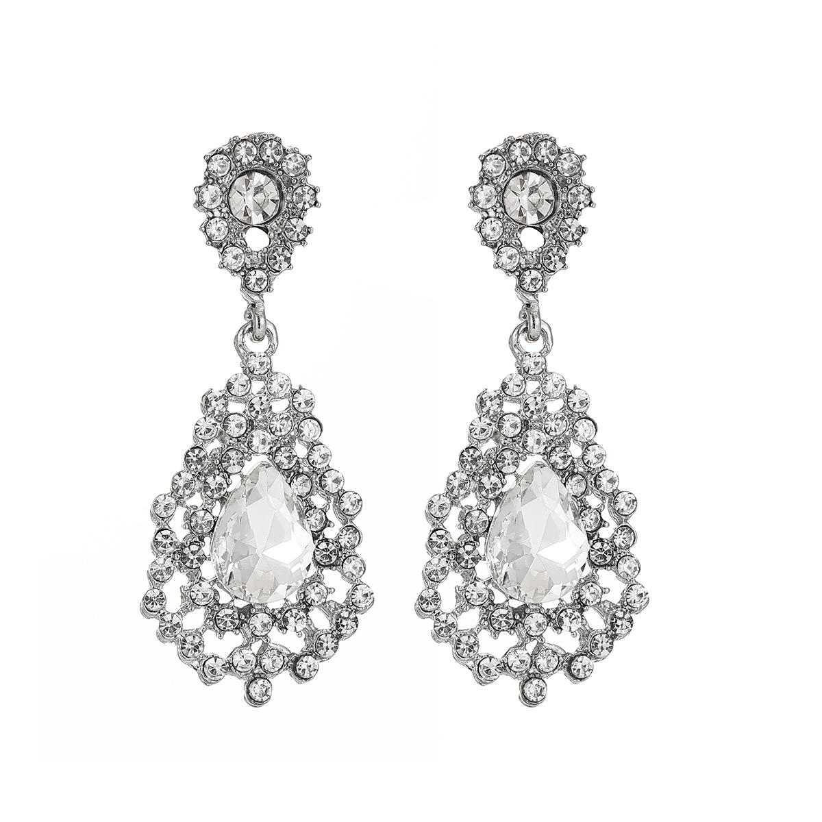 Fashionable Creative Retro Teardrop Tassel Long Earrings