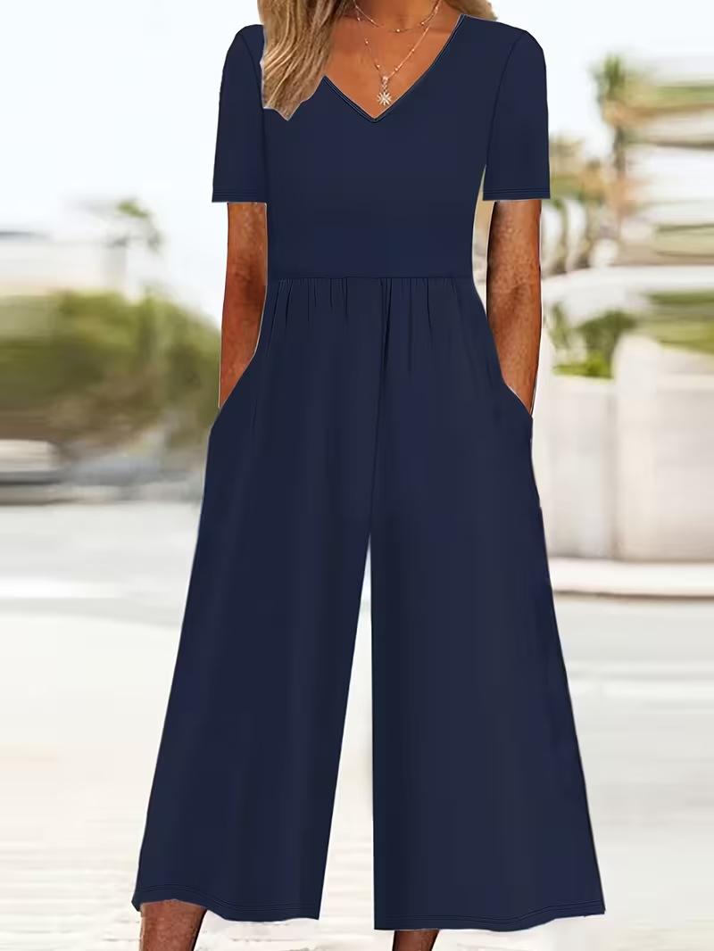 Digital Printing European And American Plus Size Temperament Jumpsuit