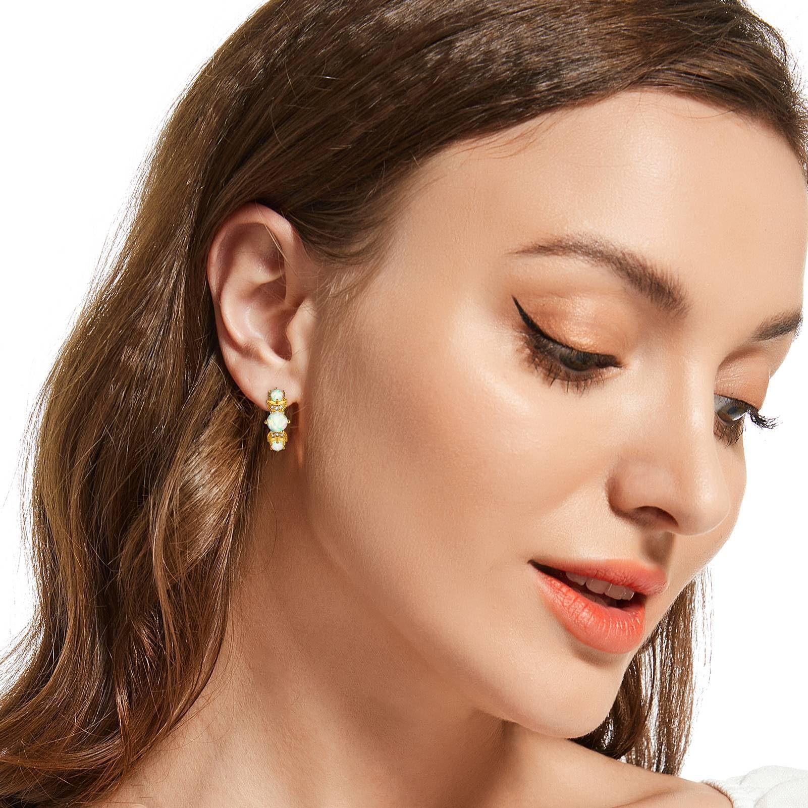 Cross-border Golden Alloy Ear Clips