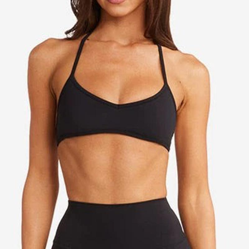 Yoga Vest Female With Chest Pad Sports Workout Bra