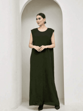 Breathable And Skin-friendly Solid Color Loose Vest Dress