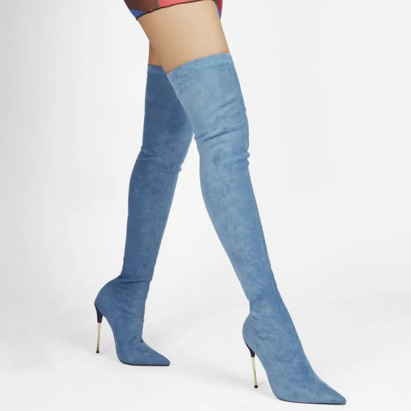 Cross-border Foreign Trade Womens Autumn Winter Sexy Suede Boots