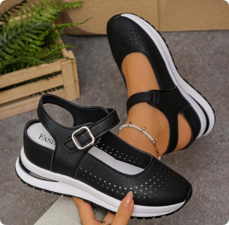 European And American Wedge-heel Roman-style Womens Shoes Size 43