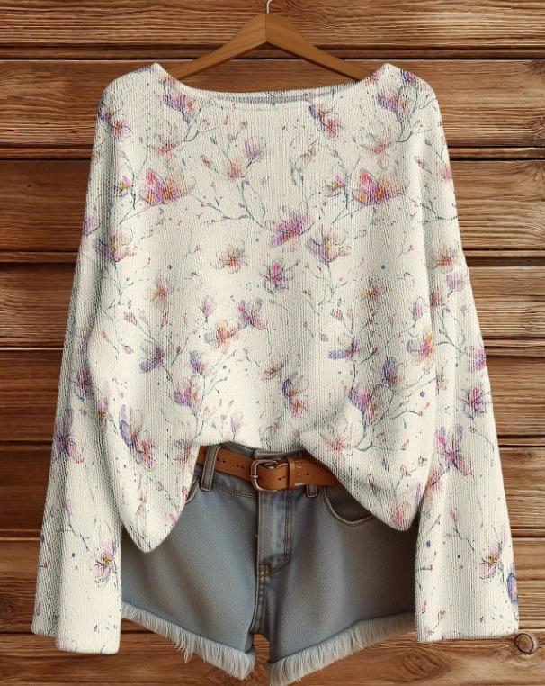 Women's Elegant Long Sleeve Pullover