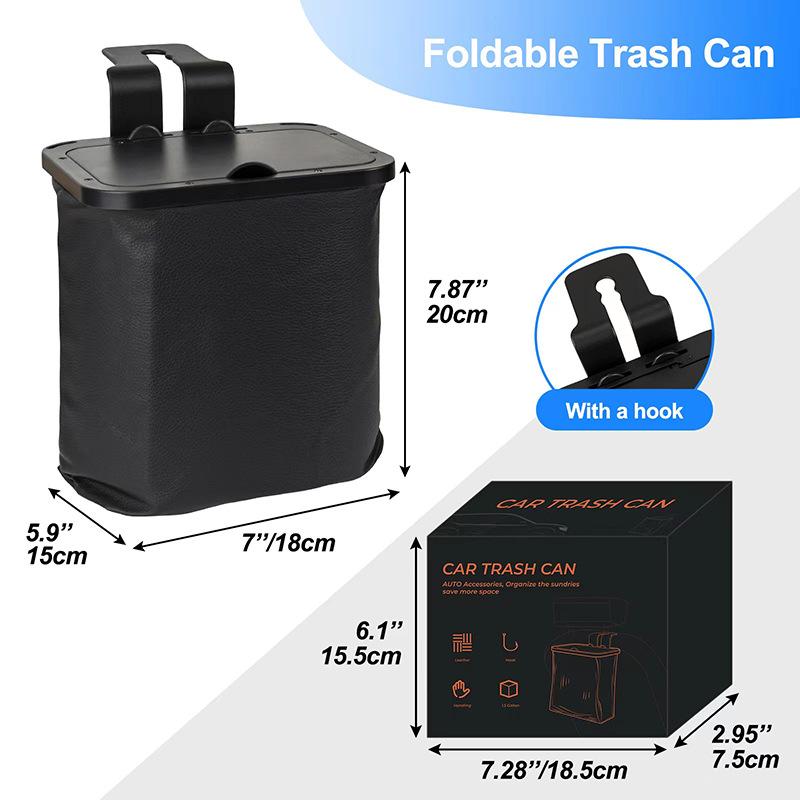Multi-Functional Portable Car Trash Can