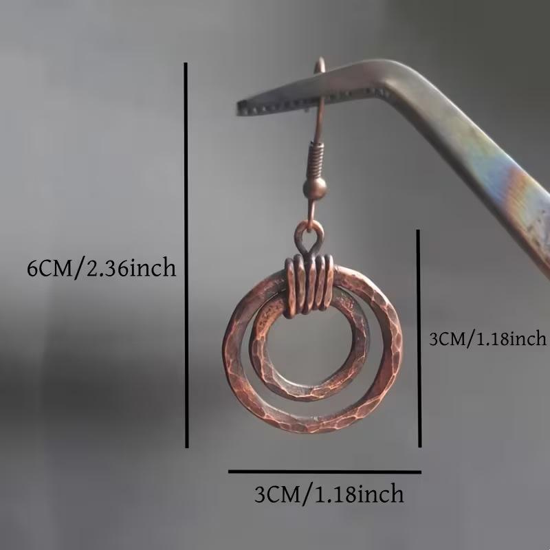 Round Ear Hook Earrings Bridal Gift High-end Jewelry