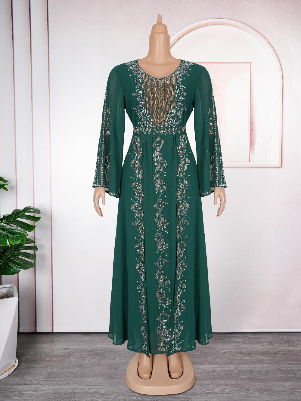 Elegant Heavy Industry Muslim Dress