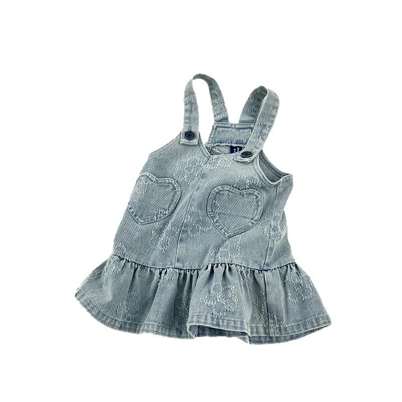 Sweet Jacquard Dress For Baby Girls