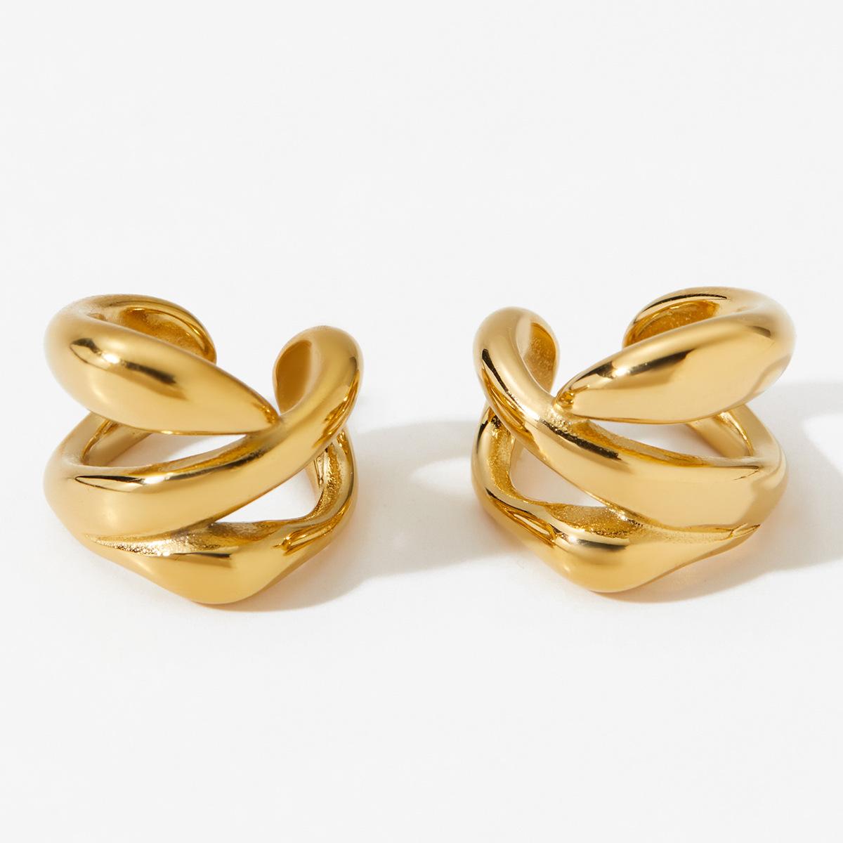 Stainless Steel Minimalist Ear Clips For Women