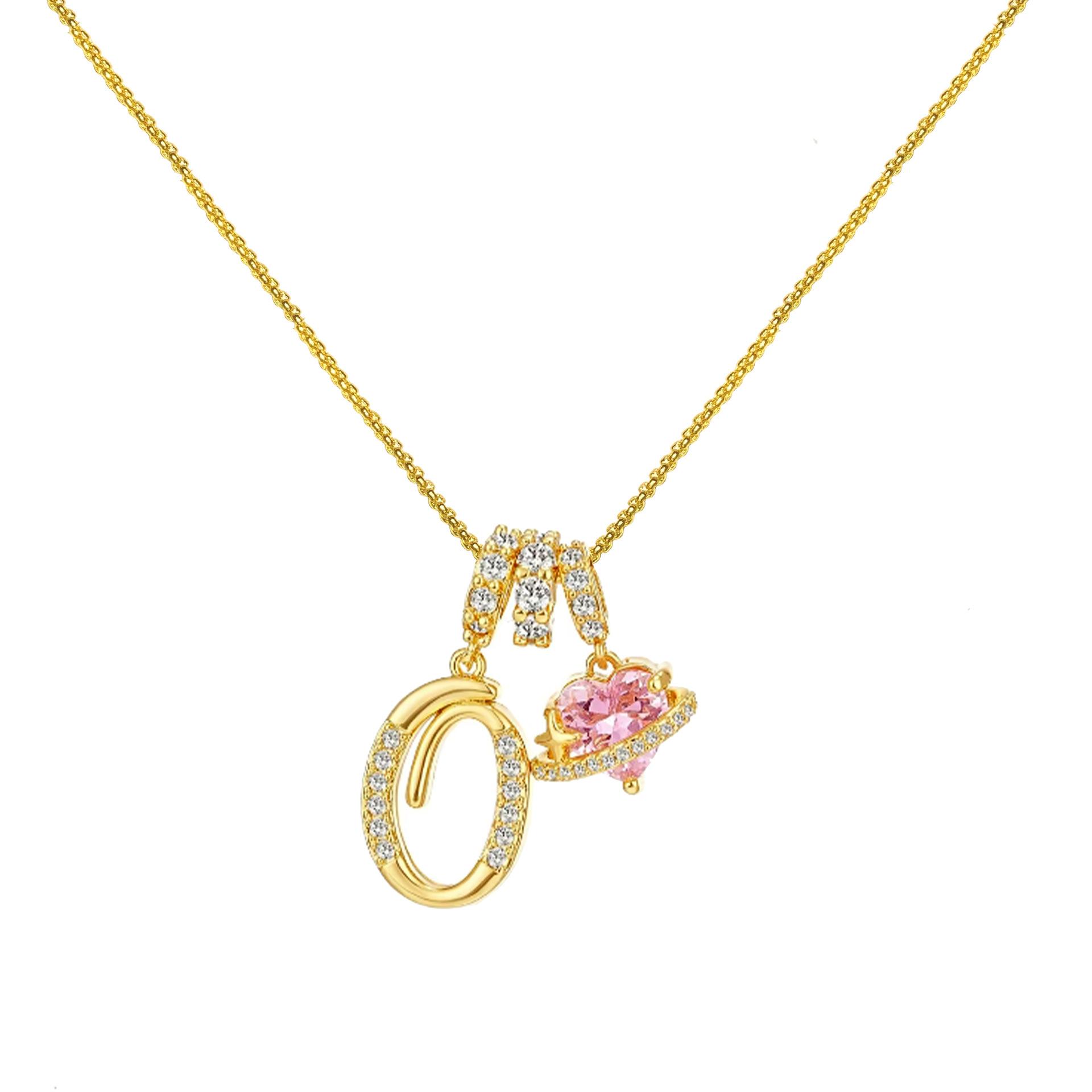 Dopamine 26 English Letter Necklace Girl Light Luxury Minority High Sense