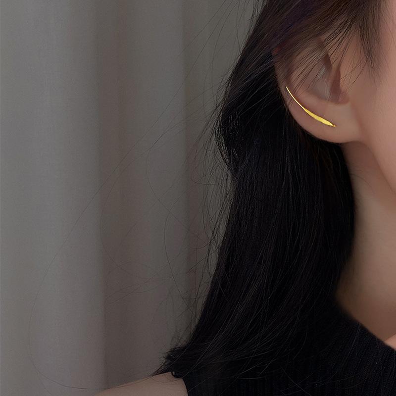 Simple Retro U-Shaped Line Earrings