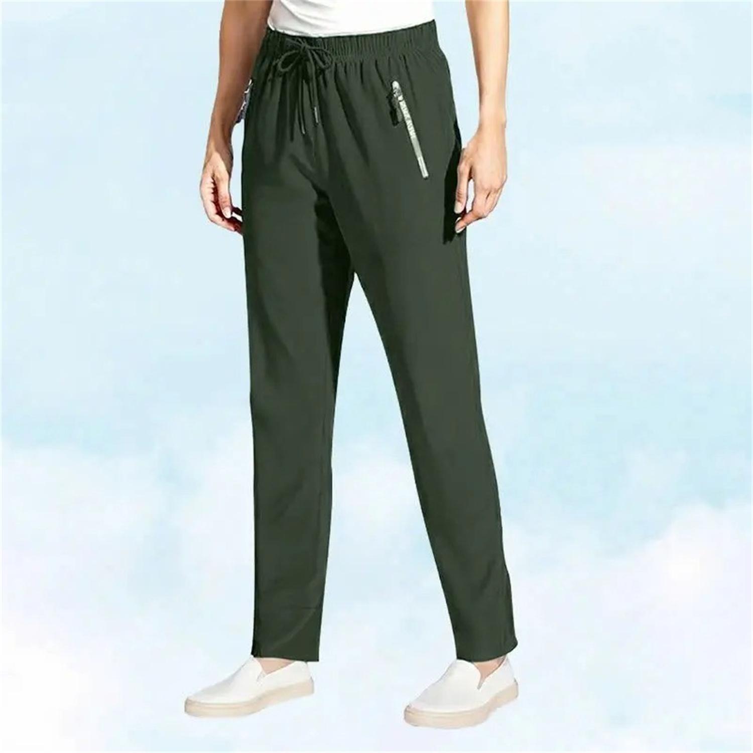 STRAIGHT SHORT StretchActive - Women's Ultra Soft Stretch Perfect Drape Casual Pants