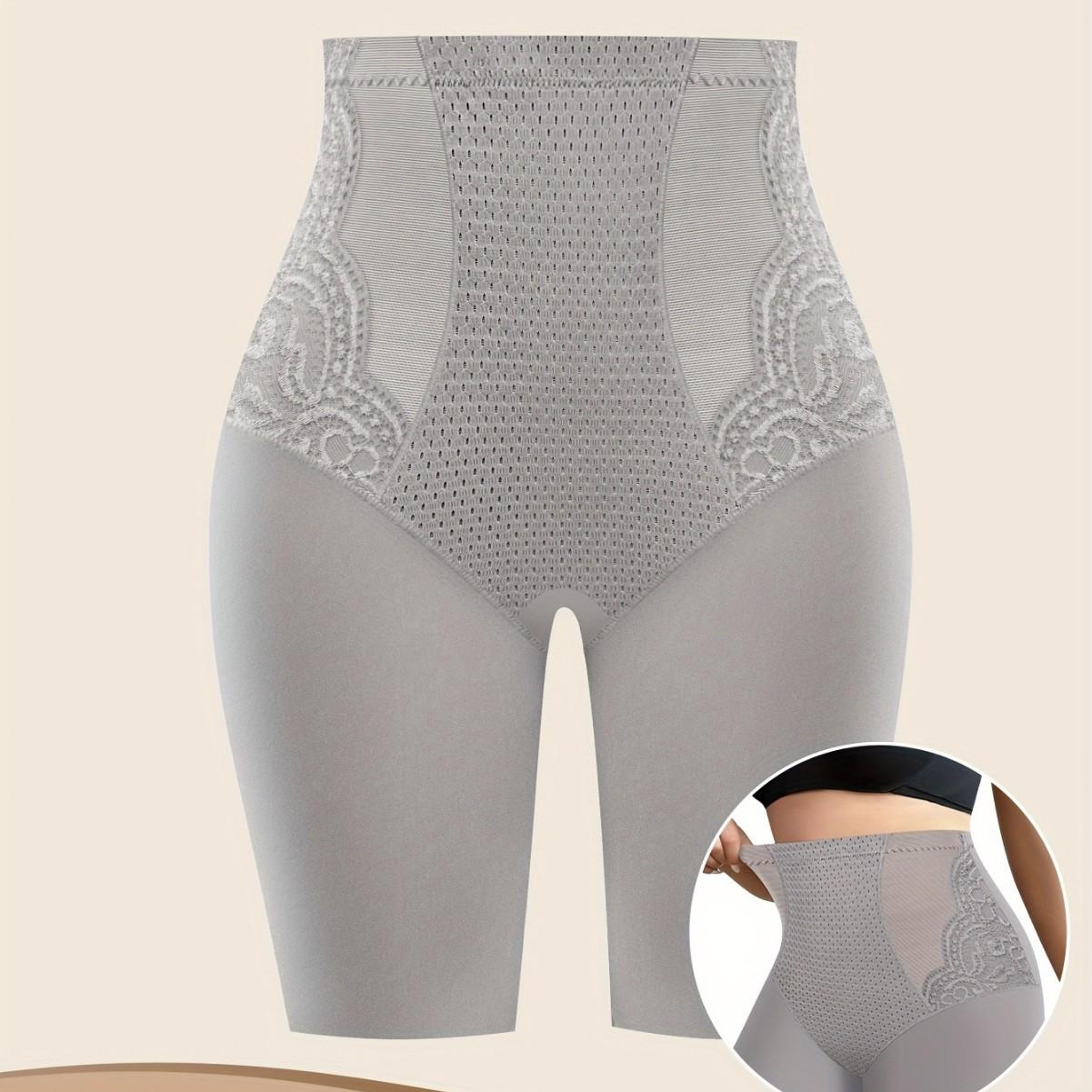 Lace Edge Anti Rolling Breathable Womens Shaping Panties For A Sleek Sculpted Silhouette