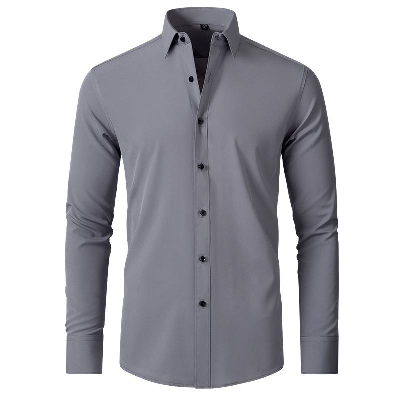 Full Elastic Force Shirt Men's Shirt Non-ironing Anti-wrinkle