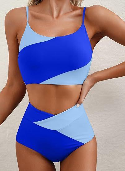 Cropped Color-blocked Slim-fit Inner Top