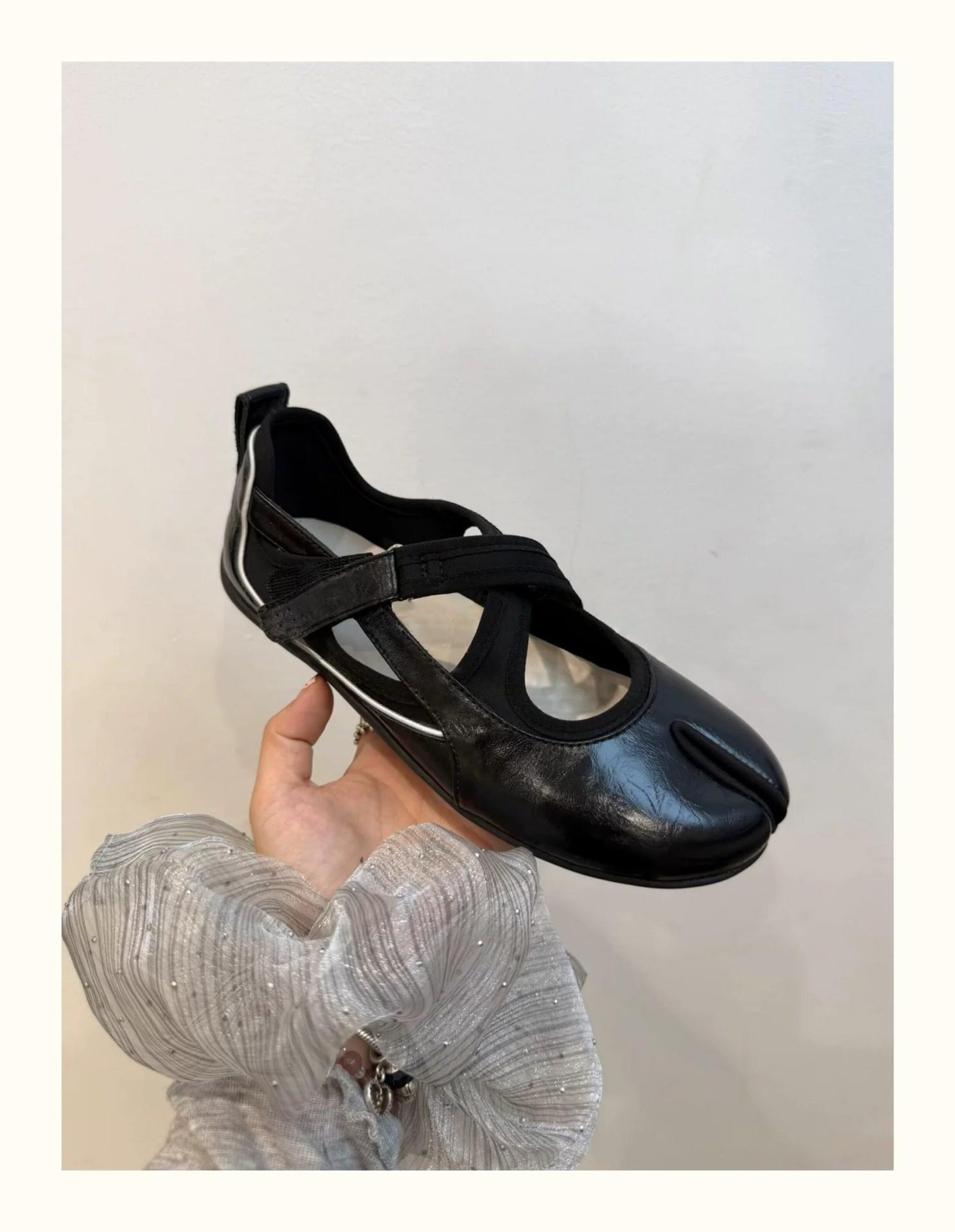 Women's All-Match Soft-Soled Single Shoes With Velcro Cross Straps