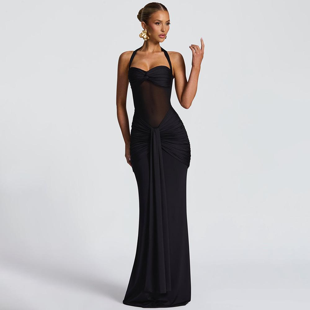 Women's Ribbon Slim-fit Sheath Dress