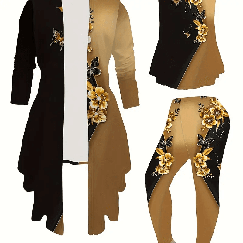 Women's Simple And Fashionable Three-piece Suit