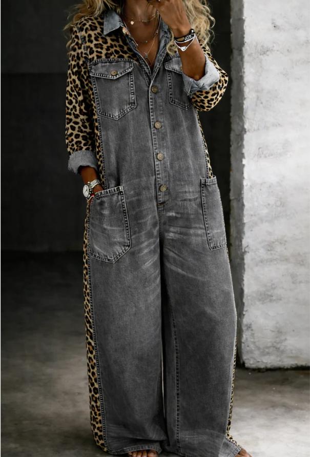 Grey Leopard Print / 2XL