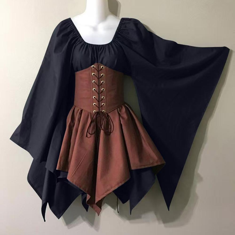 Long Sleeve Women's Renaissance Dress Costume