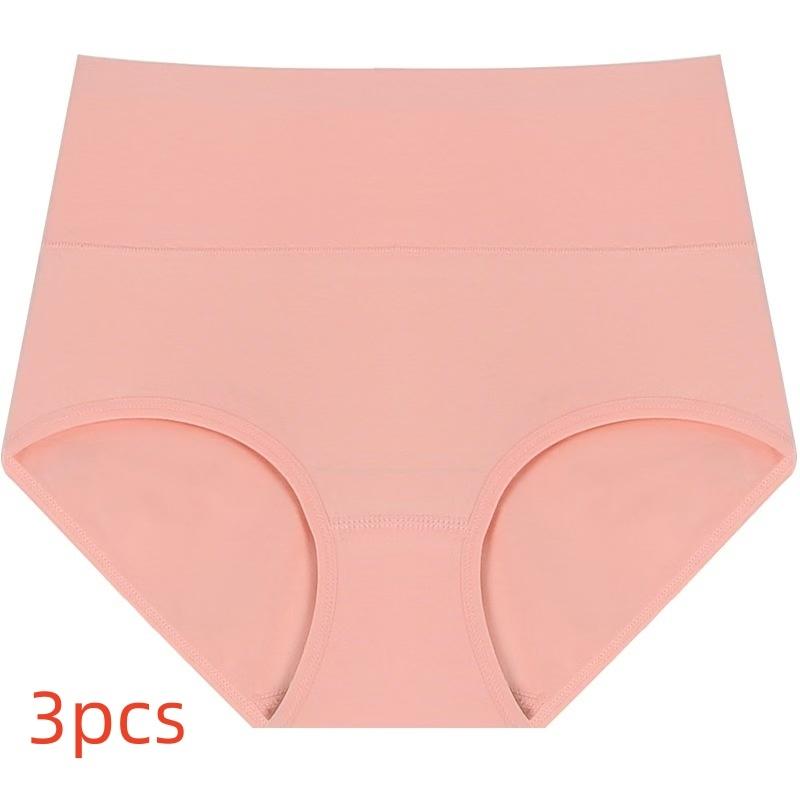 Womens High-Waisted Tummy-Control And Butt-Lifting Cotton Underwear