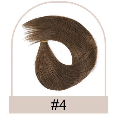 Human-hair Extension Wire Rods Seamless And Easy-to-remove One-piece Tape-in Hair Extensions