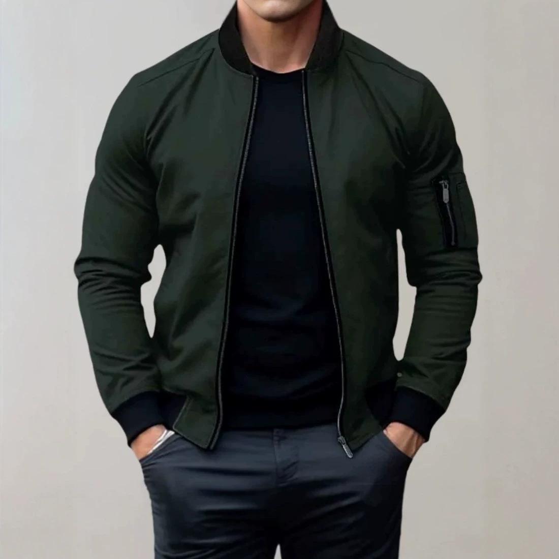 Mens Aviator Fashionable Casual Jacket