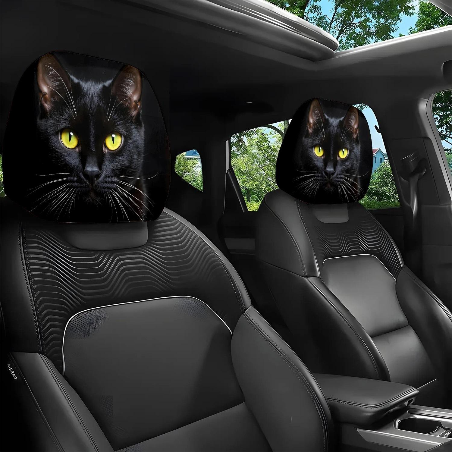 Dark Night Yellow Pupil Cat / Two Pack