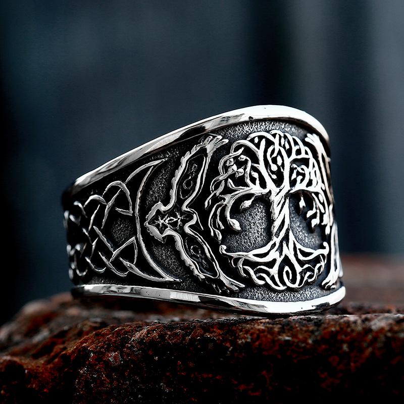 Fashionable Stainless Steel Mens Ring