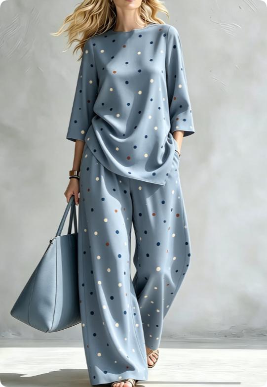 Summer Women's Blouse Set