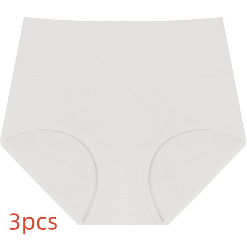 Womens High-Waisted Tummy-Control And Butt-Lifting Cotton Underwear
