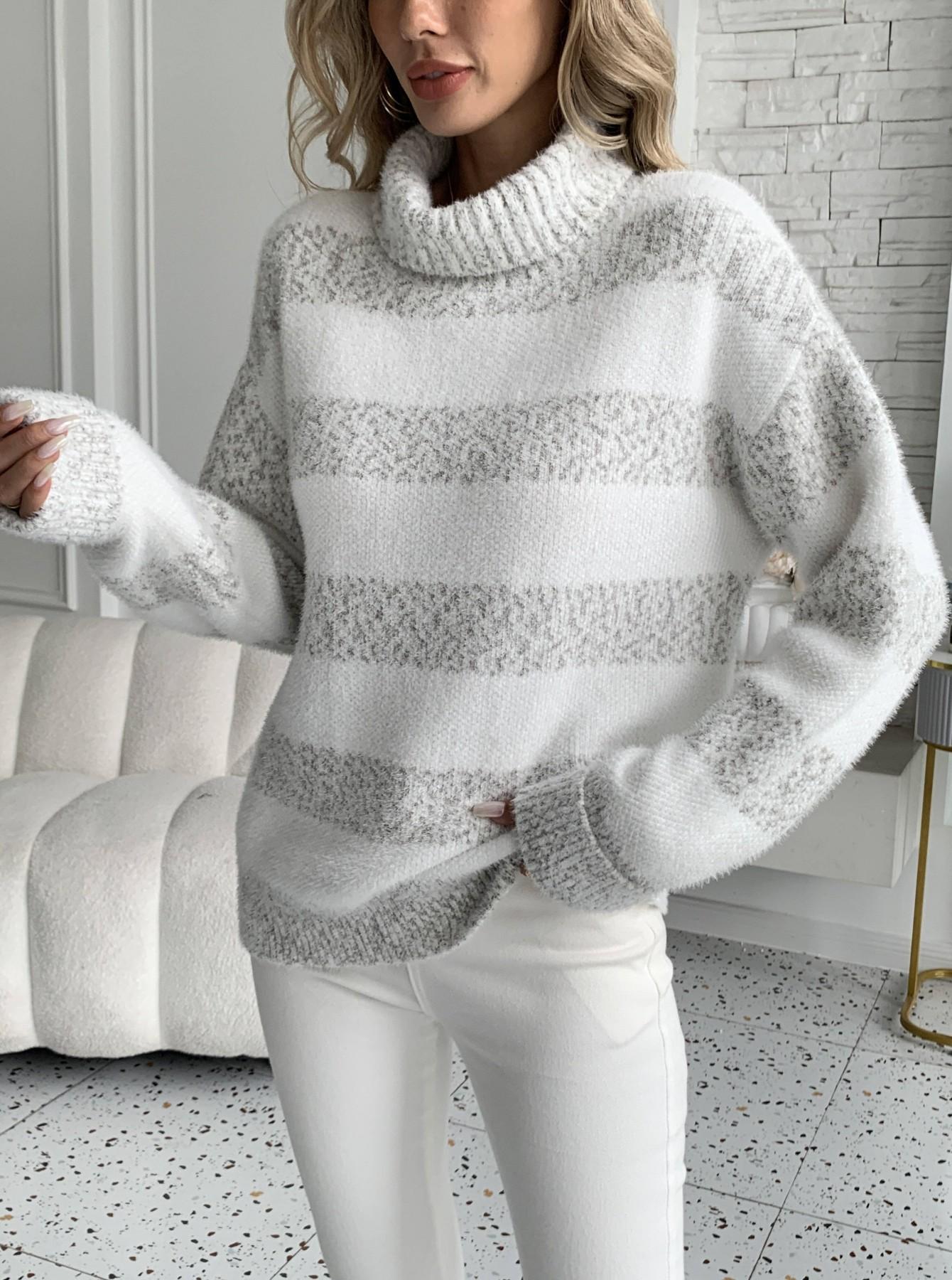 Women's Loose Outer Wear Artificial Mink Fur Sweater